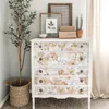 Watercolor Light Yellow Floral Wallpaper Retro Peel And Stick PVC Wall Decor Flower Selfadhesive Vinyl Cabinet Sticker 231220