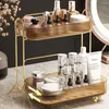 Organisateur de boîtes de rangement pour les cosmétiques Le fond peut être tiré facilement de grande capacité Luxury Luxury Sproof Amovable Dresher Stable