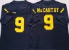 CUSTOM NCAA Michigan Woerines College Футбольные майки 97 9 J.J.Маккарти Хасан Хаскинс Макнамара Блейк Корум 77 Тейлор Леван Халеке Хадс