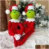 Christmas Decorations 2022 Green Monster Elf Ornament Pendant Doll Party Supply Decoration Year Drop Delivery Home Garden Festive Sup Dhnxo