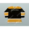 Jersey di hockey nero sepultura personalizzato Nuovo top cucitura più alto S-M-L-XL-XXL-3XL-4XL-5XL-6XL
