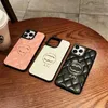 iPhone Case Designer Phone Case for iPhone 15 Pro Max Cases Apple iPhone 14 ProMax 13 12 Pro 11 14 Plus Case PU Leather Small Incense Fashion Brand Gold C Cell Phone Cases