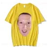 Mäns T-shirts Cursed Zucc T-skjorta 100% Pure Cotton Funny Cursed Meme Mark Zuckerberg Graphic Short Sleeve T Shirts Plus Size Tops Streetwear T231221