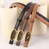 Belts Top Layer Cowhide Women's Belt Fashionable And Versatile Jeans Decorative Leather Factory Stock