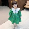 Girl's Dresses Girl Dresses Big Bow Girls Dresses Floral Pattern Dress For Kids Casual Style Costume For Girls