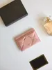 Nuova borsa dello stilista di alta qualità Carta e moneta famosa borsa da donna in pelle borsa con clip portamonete regalo gratuito Box1207