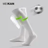 Meikan Football Shin Guards Socken mit Tasche für Pads Bein Ärmel unterstützen Profisportfußball 231220