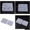 Molds Gem Resin Mold Cabochon Sile Molds Fruit Cherry Mod Uv Epoxy Craft Jewelry Pendant Earring Charm Making Drop Delivery Dhgarden Dhfm0