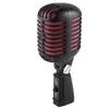 Microfones Professional Classic Retro Dynamic Vocal Microphone Metal Swing Mic för Live Performance Karaoke