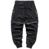 Unisex taktyczny ładunek mody funkcjonalne multi kieszeni spodnie męskie ubrania Hiphop Streetwear Pants Techwear haruku