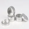 Opslagflessen 20g Lege aluminium crèmepotten Cosmetische kofferpot 20ml Aluminium blikjes Metalen lipcontainer