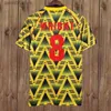 Поклонники вершины Tees Arsen Retro Soccer Jerseys Highbury Fabregas Футбольная рубашка Vpersie Pires Reyes Vieira Henry 02 03 05 06 98 99 Bergkamp 94 95 Adams Persie 96 97 Galla 86 87 87