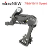 Micro mountainbike achterverschuiving 7891011 Speed ​​Road Bike Derailleur Bicycle Transmission Sensah MTB Groupset 231221