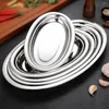 Plates Plate Pastry Serving Tray Oval Snack Decor Fries Kids Simple Anti-rust Dessert