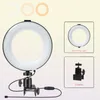 Lighting Portable Selfie Light for Laptop Computer with Clamp Mount Desk Usb Led Ring Lamp Video Pography Conference Lighting K5352366