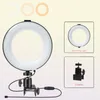 Lighting Portable Selfie Light for Laptop Computer with Clamp Mount Desk Usb Led Ring Lamp Video Pography Conference Lighting K2468763