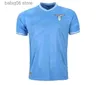 Fans bovenaan T -stukken 2023 Lazio Immobile Soccer Jerseys Maglie 23 24 Immobile Luis Bastos Badelj Sergej Lucas Jcorrea Zaccagni Marusic Men Kids Kit voetbalshirt 10e Anni