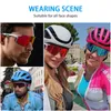 NRC 3 Lens UV400 Cycling Sunglasses TR90 Sports Bicycle Glasses MTB Mountain Bike Fishing Hiking Riding Eyewear for men women 231220