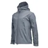 MILITAIRE OUTDOOR JAIDEN MANNEN SHAUW SKIN Soft Shell Tactische waterdichte Wind Breaker Army Leger Delivering Jacket Mens Hooded Bomber Coats Autumn Wind Breakher Sport