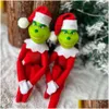 Christmas Decorations 2022 Green Monster Elf Ornament Pendant Doll Party Supply Decoration Year Drop Delivery Home Garden Festive Sup Dhnxo