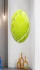 Home Decor Mute Quartz Wall Clocks Plexiglass Surface Acrylic Sport Tennis Ball Plate Fan Living Room3593185