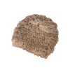 Cappello in tessuto integrato in pelliccia di peluche di coniglio addensato e caldo per bambini Fascia per capelli in lana lavorata a maglia versatile a prova di freddo invernale 230920
