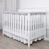 3PCS Infrant Crib Protection Lap EdgeBaby Anti-Bite Solid Color Bed Fence Guardrail Born Rail Cover Cail Care Safety 231221