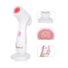 3 In 1 Silicone Electric Cleansing Brush Face Massagers Sonic Rotating Waterproof Galvanic Remove Blackheads Acne Tool 231220