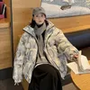 Wintermantel für Frauen Parkas Jacken Cord Baumwolle Anzug Warme Verdickung Oversize Brot Jacke Koreanische Mode Retro 231221