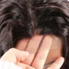 gluesselless bob wigs人間の髪の毛は摘み取られた4x4レース閉鎖品質のかつらの髪の密度、漂白した結び目でかつらを行く準備ができています