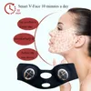 Elektrisch Masker EMS Microstroom Trillingen V-vormige Kin Lifting Draai Anti Rimpel Huidverzorging Gezicht Massage Instrument 231220