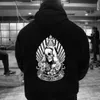 La Santa Muerte Hoodie Padrão Moletom Halloween em Mulheres Homens Sportswear Pulôver Outono e Inverno Essentials Hoodie 231220