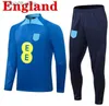 Fani na szczycie TES 2023 Englands Tracksuit Soccer Jersey Training Kane Sterling Rashford Sancho Grealish 22 23 Męskie dzieci National Football Tracksuits Zestawka