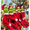 Christmas Decorations 2022 Green Monster Elf Ornament Pendant Doll Party Supply Decoration Year Drop Delivery Home Garden Festive Sup Dhnxo