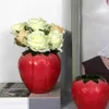 Vases 2021 Strawberry Flower Vase Desktop Ornament Creative Pot Art Sculpture Desk Organizer Home Decoration Flowerpot268j