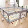 Baby glanzende kinderen playpen Protector Baby Safety Barrier Kid hek Pladen voor baby's indoor baby speeltuin 231221