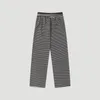 Men's Pants M6 Spring Fall High Quality Black And White Stripe Soft Comfortable Fashion Casual
