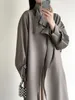 Coupe-vent de style cape longue de style occidental pour femmes, manteau polyvalent décontracté pour étudiantes
