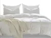 Japanese Style White Color el Bedding Sets Twin Queen King White Color Men039s Duvet Cover Pure Men039s Fitted Bedding Se9084159