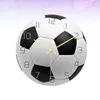 Horloges murales Horloge de football Football Sport Ball Imprimer Rond Acrylique Silencieux Non Ticking Art Peinture