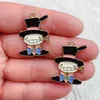 Charmes 10pcs Charme en alliage japonais Carton anime personnage d'oreille pendante Pendent DIY Colture de couverture