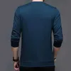 Men's T-Shirts Streetwear Fashion Men Long Sleeve T-shirt Spring Autumn Basic Business Male Clothes Jersey Korean Bottoming Loose Casual TopsL2312.21