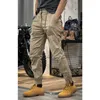 Camo Navy Pantalon Homme Harem Y2k Tactique Militaire Cargo Pantalon pour Hommes Techwear Haute Qualité En Plein Air Hip Hop Travail Pantalons Empilés 231220