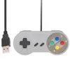 ViGRAND VPLAY 3 pièces manette USB filaire pour ordinateur PC pour Snes USB PC manette de jeu pour Nes pour contrôleur Sega jeu Joypad 231220