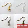 Bijoux boucle d'oreille recherche 18x21mm crochets bobine fil d'oreille or argent Bronze Nickel pour la fabrication de bijoux EF8260J
