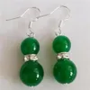 6-14mm Jade Verde Natural De Perlas Collar Pendientes Conjunto de Joyas 18242p