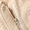Crianças cordeiro cashmere colete outono inverno bebê quente algodão coletes nascidos meninos meninas colete jaqueta criança outwear macio 231220