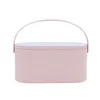 Cosmetic Bags Makeup Organizer Box With LED Light Mirror Portable Travel Cosmetics Touch Storage Case N66