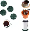 TABELA MATS Coasters Cactus conjunto de 6 peças DIY DIY com titular de flores Novelty Gift Bar Decoration Coffee tapete de café