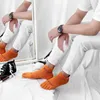 10 Pairs Sport Five Finger Socks Mens Cotton Striped Letter Soft Street Fashion Bright Color Ankle No Show With Toes 231221